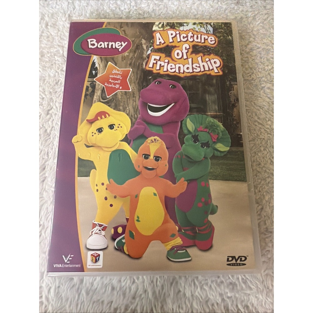 Barney A Picture Of Friendship R2 DVD Brand New Sealed Sleeve Rare OOP Arabic